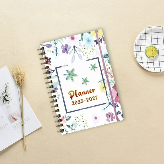 VSFAOV 2025-2027 Monthly Planner, 3 Year Planner JAN 2025-DEC 2027, Spiral Bound 100G Thick Paper Hardcover Calendar Planner Book with 36 Monthly Note Pages