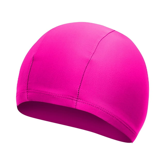 VSFAOV Adult Swimming Hat Elastic Flexible Durable Ladies Mens Swim Cap Black Hot Float Pads for Adults Adult Floats for Beach Beach Chairs for Kids 3-10 Blow up Chairs for Kids Hot Pink