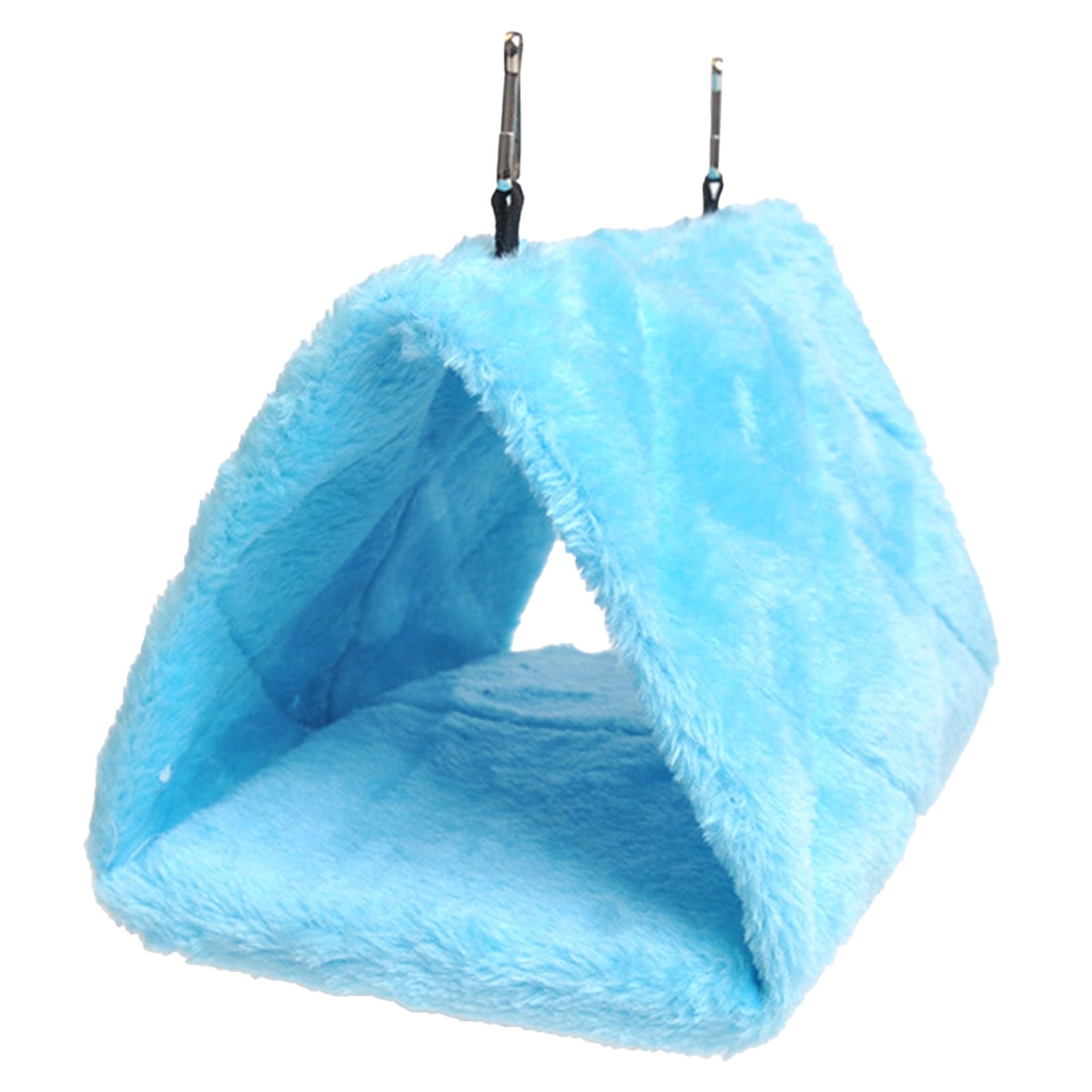 Plush Hanging Bird Bed – Warm Hammock Nest For Parakeets & Medium/Large Parrots With Hooks