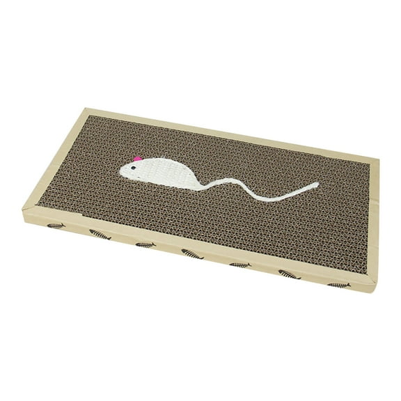 VSFAOV Cardboard Scratcher Pad Scratching Post: Cat Scratch Pad Cat Scratching Post With Durable&High Density Cardboard Indoor Toy for Cat Double Design for Double Life