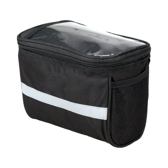 VSFAOV E Bike Front Bag Phone Cooler & Storage Pouch For Handlebars Convenient Organizer Wireless Cycle Computer Bike Reflectors for Night Riding Bike Parts Bike Tow Bike Rack for Black