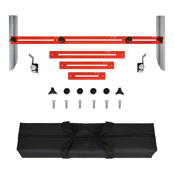 VSFAOV Saker New Stair Measuring Tool, Stair Tread Template Tool, Shelf Layout Tool & Stair Tread Template Tool Jig, Stair Tread Measuring Tool Compatible