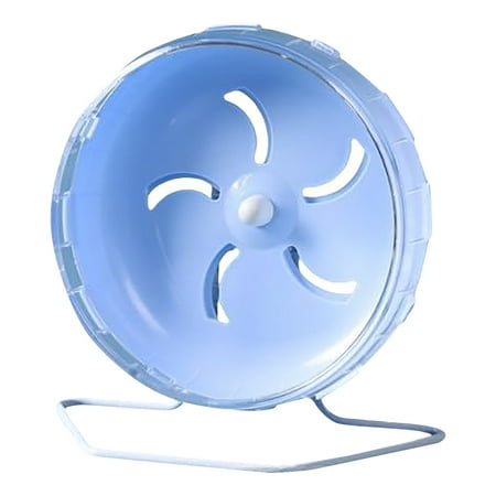 VSFAOV Silent Hamster Wheel Large Small Animal Exercise Wheel With Stand | Blue Design | Easy Installation For Hamsters And R At S
