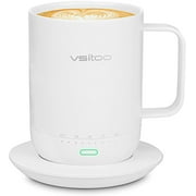 VSITOO S3pro Temperature Control Smart Mug 2 with Lid, Self Heating Coffee Mug 14 oz, 90 Min Battery Life - APP & Manual Controlled Heated Coffee Mug - Improved Design for Coffee Lovers
