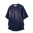 thumbnail image 1 of VSSSJ Men's Athletic Shirt Short Sleeve Crew Neck Casual Workout Pullover Tee Gym Fitness Running Lightweight Breathable T-Shirts Navy XXL, 1 of 4