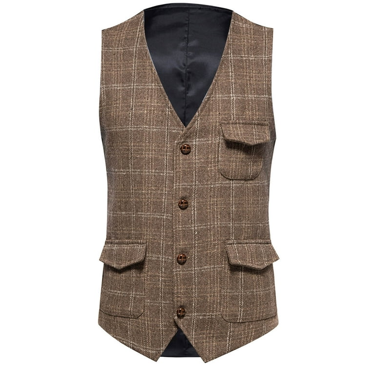 Plaid Sleeveless Evening Dress Plaid Sleeveless Evening Dress