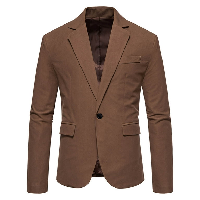 Mens slim fit one button blazer new arrivals