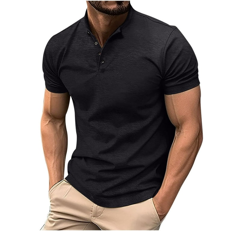 Mens collared pullover shirts online