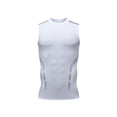 thumbnail image 1 of VSSSJ Men's Compression Tank Tops Sleeveless Round Neck Casual Running Muscle Shirts Breathable Gym Fitness Workout Training Shirt White M, 1 of 6