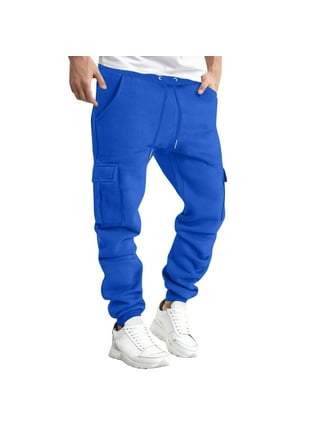 Soccx Jogging pants with color gradient and logo prints, dark blue -  Stateshop Fashion