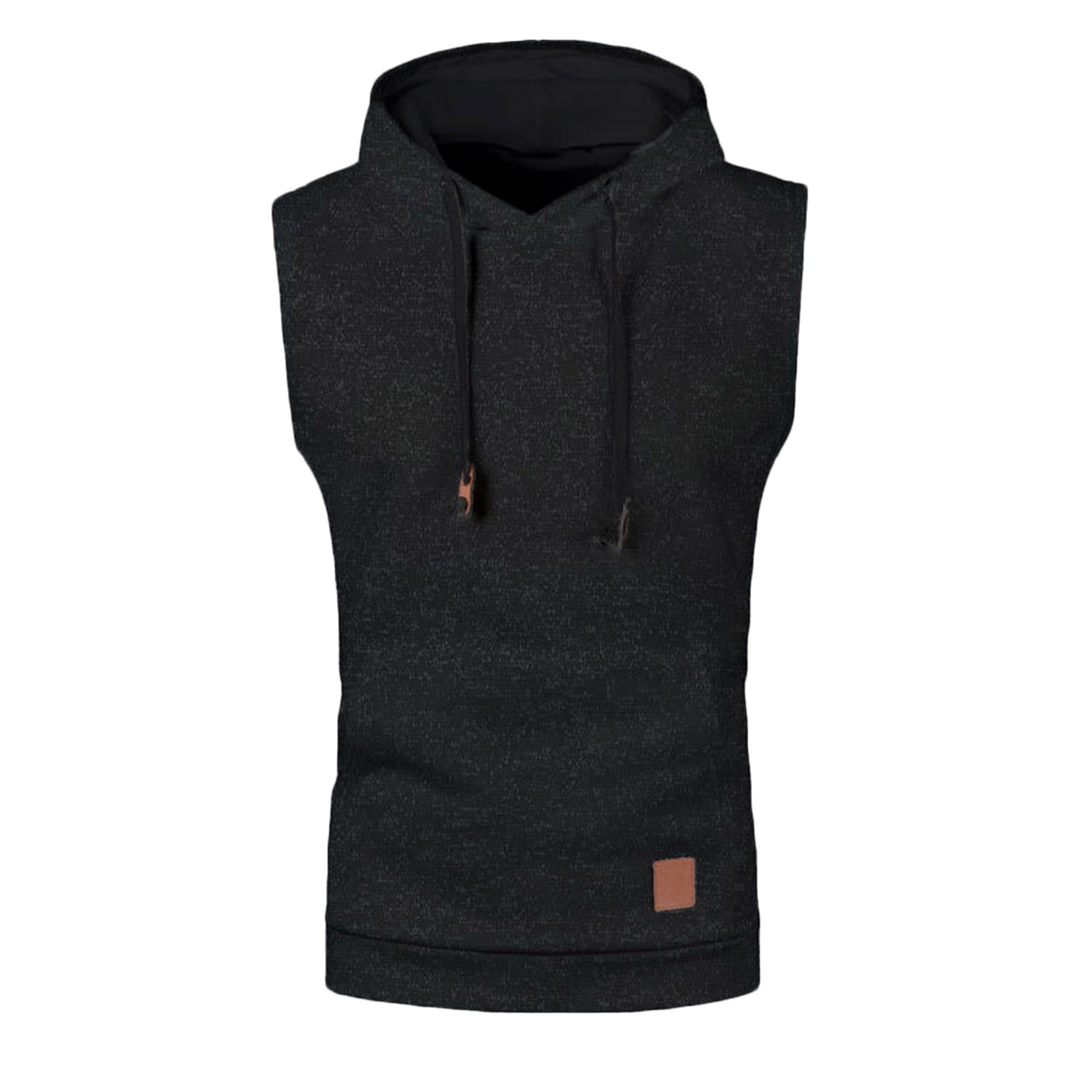 VSSSJ Men's New Knitted Waistcoats with Hooded Slim Fit Solid Color ...