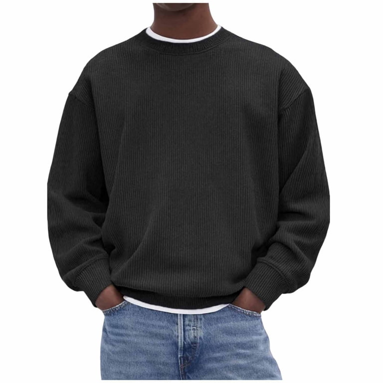 【naipi634】 S/S CREWNECK BAGGY SWEAT VSSSJ Mens Crew Neck Baggy Sweatshirts Corduroy Long Sleeve