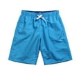thumbnail image 1 of VSSSJ Mens Swim Trunks Quick Dry Surfing Shorts Loose Elastic Waist Drawstring Board Shorts Casual Beach Five Point Shorts with Pockets Blue M, 1 of 6