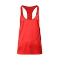 thumbnail image 1 of VSSSJ Muscle Tank Tops for Men Moisture Wicking Racerback Sleeveless Shirts Gym Fitness Workout Causal Summer Crewneck Tee Shirt Red L, 1 of 4