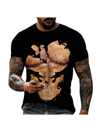 Strong Muscle Man Funny Costume T-shirts with Sleeve -  Canada