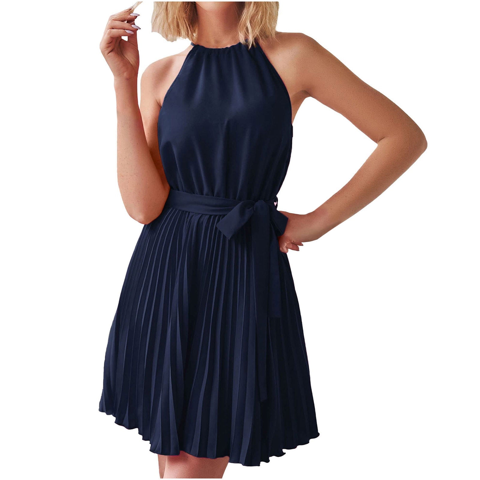 gramercy halter neck dress AQUAFLORA HALTER NECK SLIP DRESS IN MOSS | CULT MIA main image 0