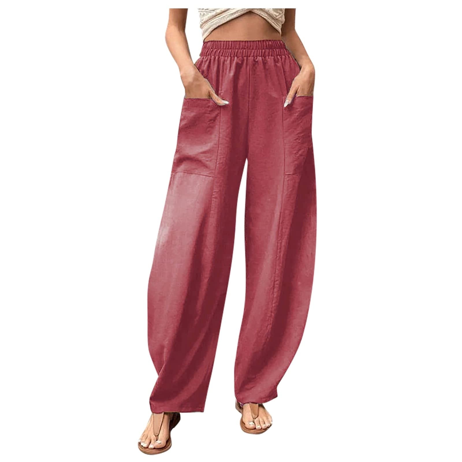 韓国人気[SWIMCITY♥] [ 2nd ] Lazy days pants YSERB Mens Linen Drawstring Pants Lightweight Casual Yoga