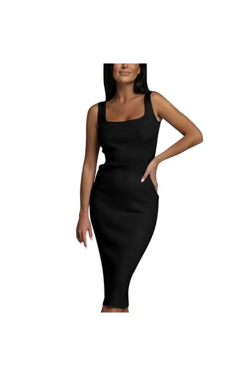 most slimming cocktail dress Beige and black bodycon lace dress
