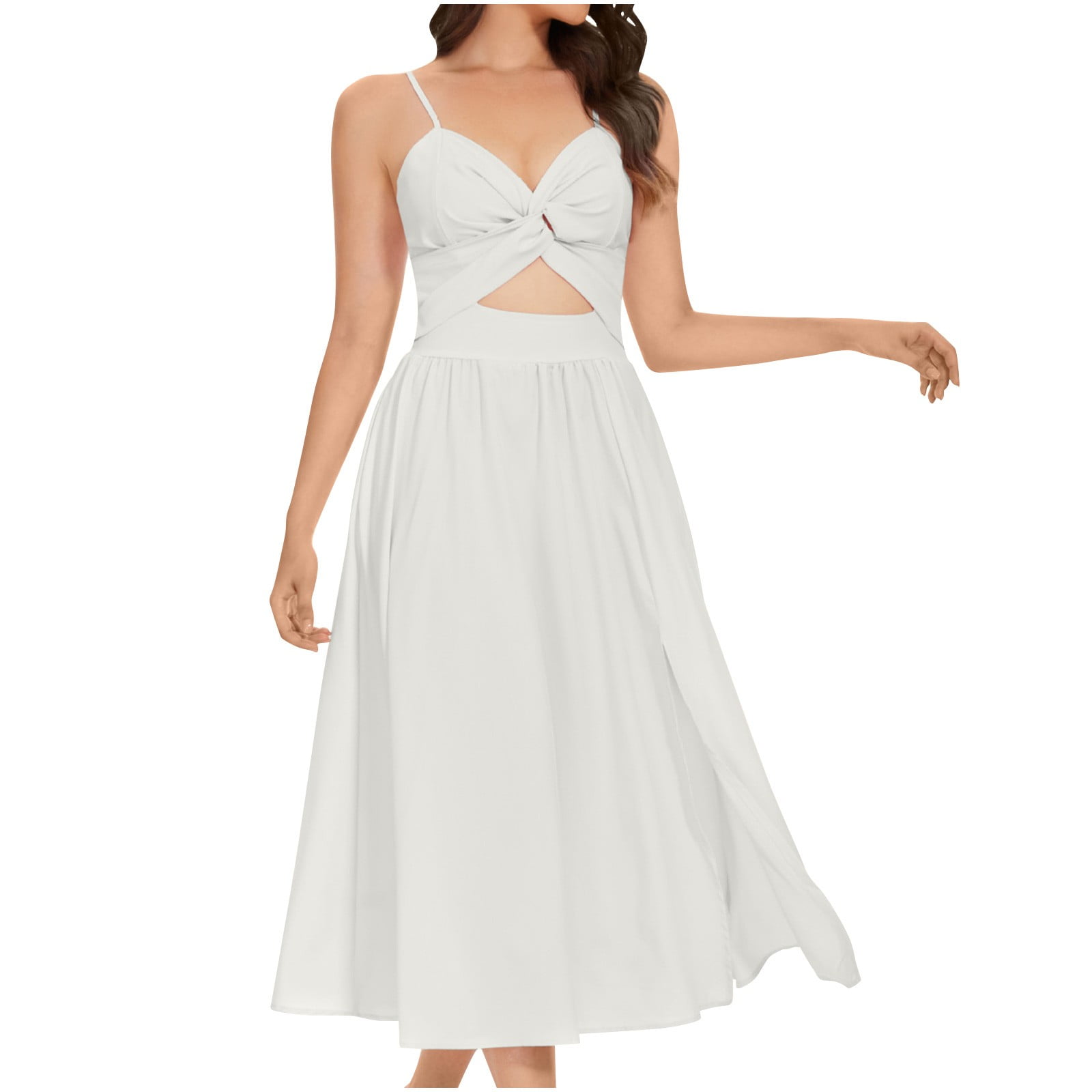 Pure Color High Neck Sleeveless Evening Dresses Pure Color High Neck Sleeveless Evening Dresses