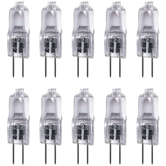 VSTAR 10 Watt T3 G4 Base 12 Volt 2500 Hours Light Bulb 10W 12V 2800K Landscape,10 Pack