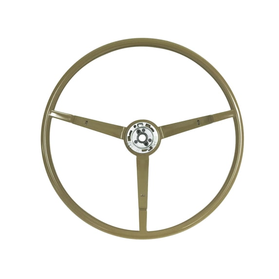 VSW 15 inch Reproduction Ivy Gold Steering Wheel Compatible with 1965-1966 Ford Mustang, ST3034IVY