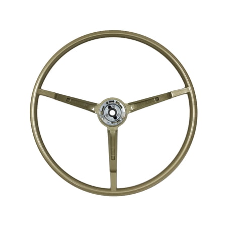 VSW 15 inch Reproduction Ivy Gold Steering Wheel Compatible with 1967 Ford Mustang, Replaces OE# C7ZZ-3600-M, ST3035IVY
