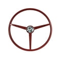 thumbnail image 1 of VSW 15 inch Reproduction Red Steering Wheel Compatible with 1964 Ford Mustang, ST3033RED, 1 of 1