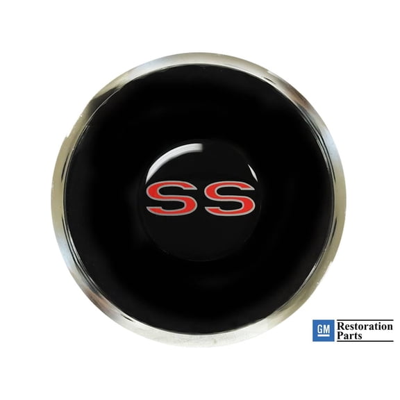 VSW 6-Bolt Deluxe Horn Button, Chevy SS, Red Emblem STE1035DLX