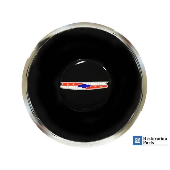 VSW 6-Bolt Deluxe Horn Button with Chevrolet Tri-Five Emblem STE1037DLX