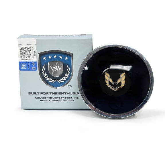 VSW 6-Bolt Deluxe Horn Button with Gold Firebird 1970-81 Emblem STE1022DLX