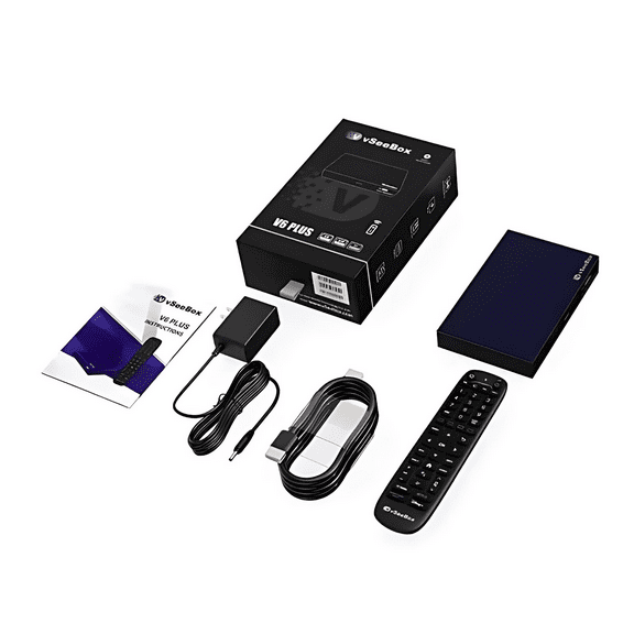 vSeeBox V6 Plus 2025 Smart Android Media Hub with WiFi 6, 4GB RAM & 64GB Storage
