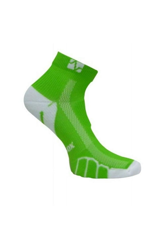 VT 0210 Ped Light Weight Running Socks, Lime Green - Small