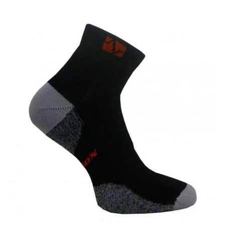 VT 0213T Tennis Extra Padding Drystat Compression Socks, Black - Small