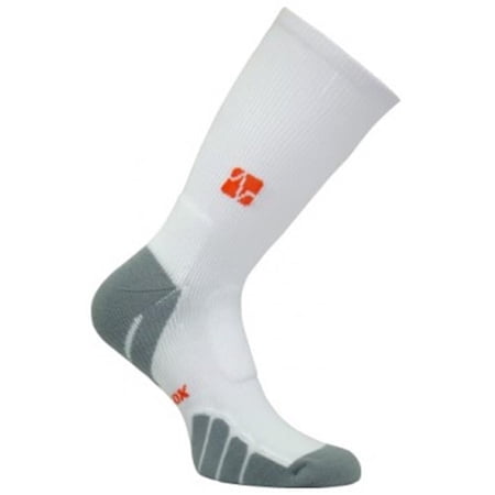 VT 0810T Tennis Classic Crew Medium Weight Socks, White - Extra-Large