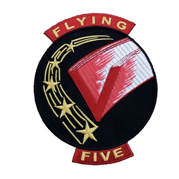 VT-5 FLYING FIVE Squadron Patch – Plastic Backing