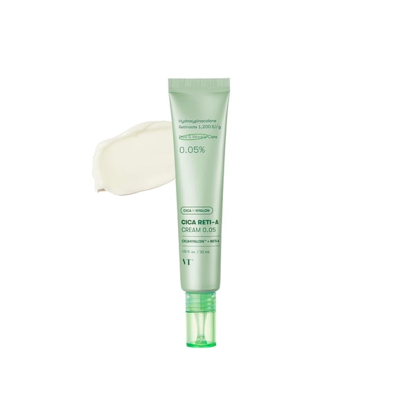 VT COSMETICS Cica Reti-A Retinol Cream 0.05, Skin Repairing Cream For Sensitive Skin 1.01 fl oz