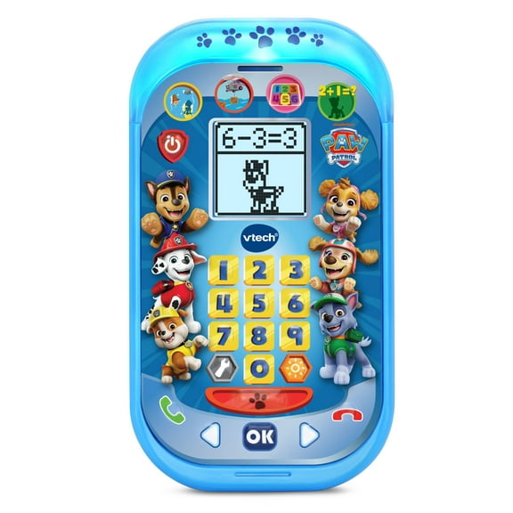 VTech PAW Patrol Rescue Mission Learning Phone, Interactive Learning Toy for Kids, Ages 3-6 Years Old