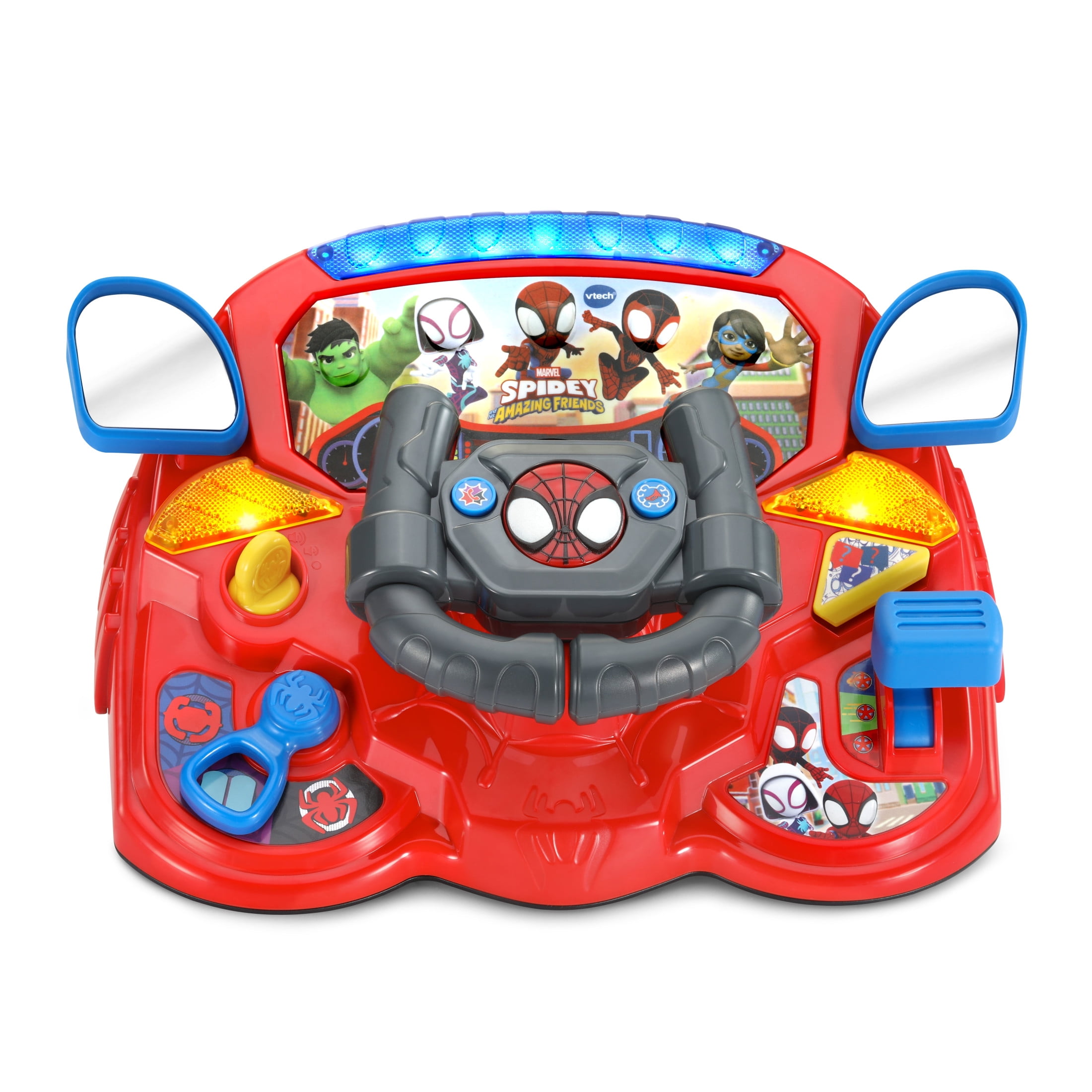 VTech® Spidey and His Amazing Friends Spidey to the Rescue Driver; Interactive Toy for Kids,  Ages 3-6 Years Old