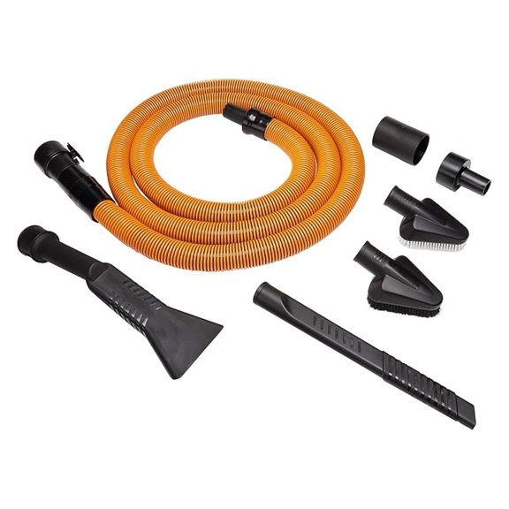 VT2534 7-Piece Auto Detailing Vacuum Hose Accessory Kit for 1 1/4 Inch Vacuums,Black