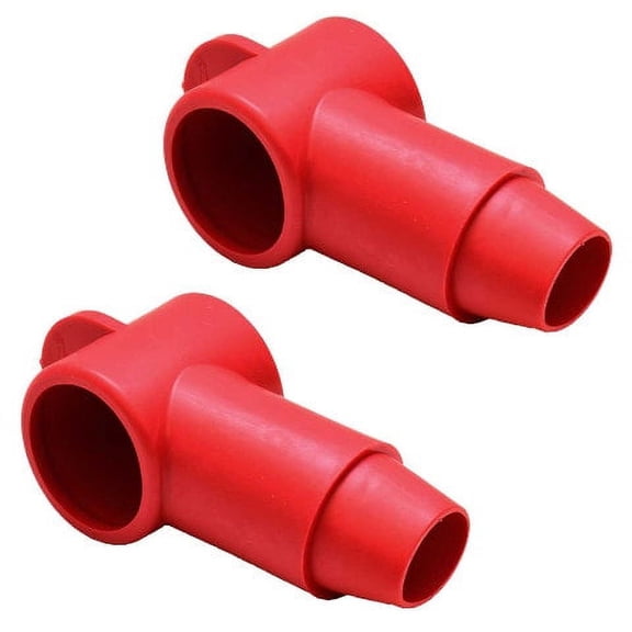 VTE Boat Battery Cable Boots 5909903 | Series 222 Red 1/2 Inch (Pair)