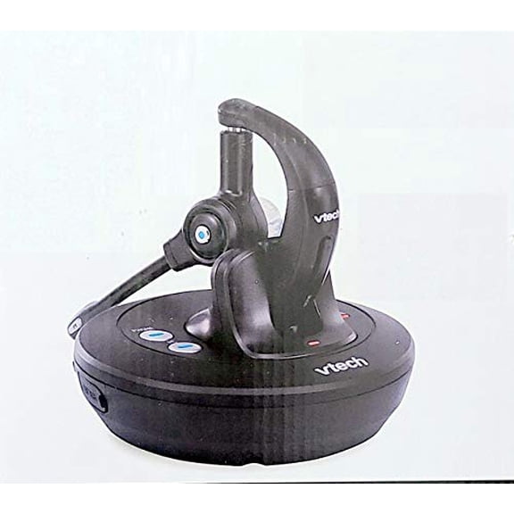 VTECH SOFTPHONE COMPATIBLE OVER-THE-EAR DECT OFFICE WIRELESS HEADSET - BLACK