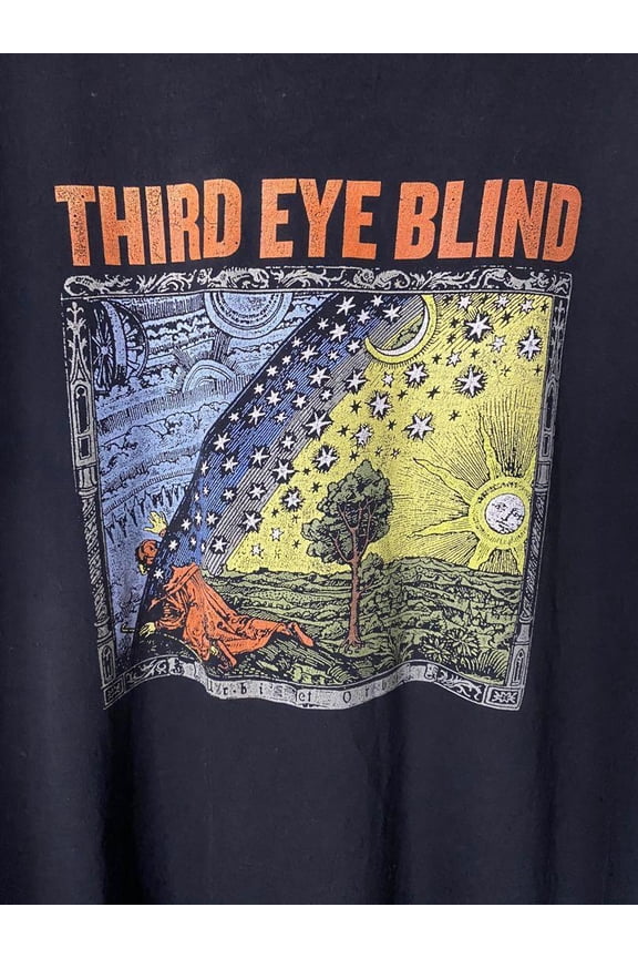 VTG Third Eye Blind Band Men Women Short Sleeve Black All Size Shirt