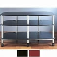 thumbnail image 1 of VTI Manufacturing AR503BB 5 Black Poles 3 Black Shelves With Caster TV & AV Stand, 1 of 1