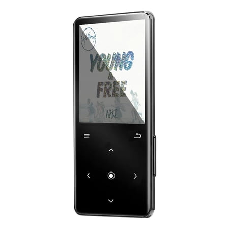 VTIN 64GB MP3 Player with Bluetooth 5.0, Music Player with HiFi Sound for Sports Runners, 2.4" Screen MP3 Player Built in HD Speaker Voice Recorder FM Radio E-Book, Expanded Up to 128GB