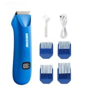 VTIN Body Hair Trimmer, Digital Power Display, Pubic and Groin Hair Trimmer, Electric Ball Shaver with LED Light, USB Rechargeable for Men and Women