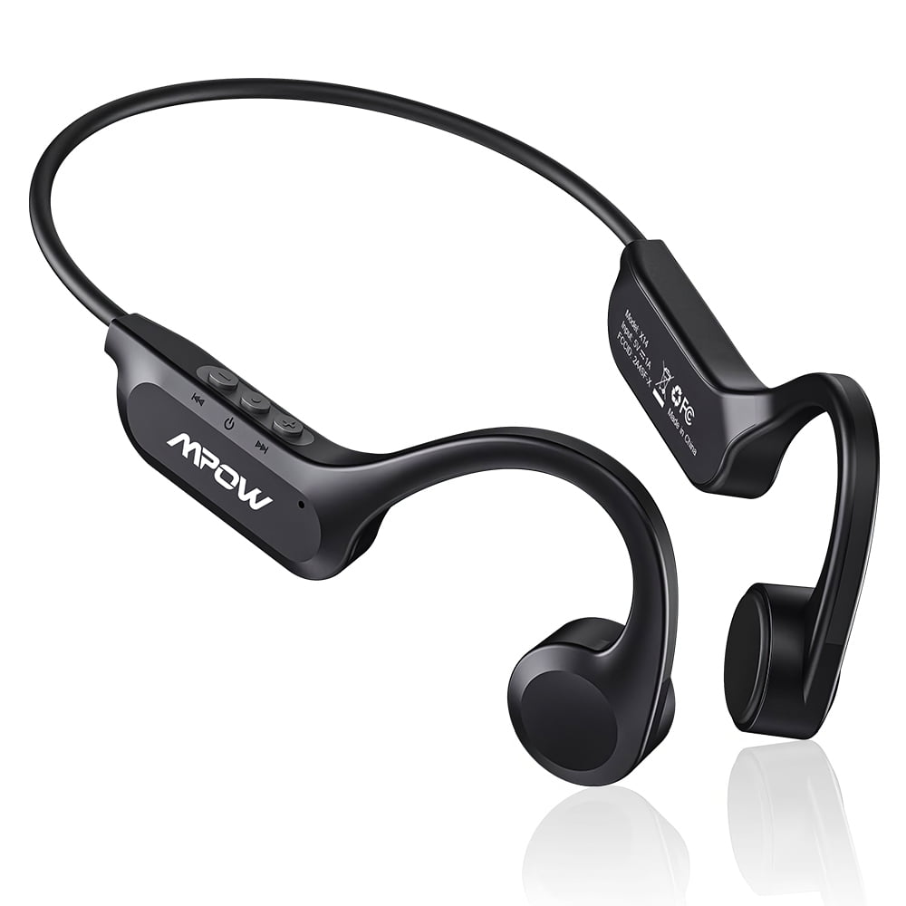 VTIN Bone Conduction Headphones with Bluetooth 5.3, Open Ear Headphones with Mic, Premium Loud Sound 8Hrs Playtime Bluetooth Headphones, IPX6 Waterproof Sports Headset for Running, Cycling, Walking