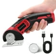 thumbnail image 1 of VTIN Electric Scissors Cordless Carpet Cutter - 240 RPM, 1/4” Cutting, Self-Sharpening Blade, Safety Lock, 4V 2000mAh, Type-C Charging Gift for Crafters/Tailors/Household, 1 of 12