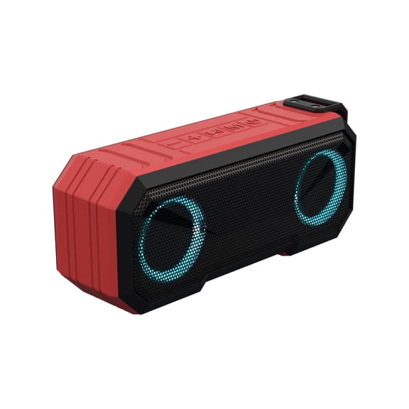 VTIN Multifunctional Portable Bluetooth 5.0 Wireless Speaker - 16W Stereo Bass Subwoofer, IPX7 Waterproof, RGB Rhythm Lights, 3000mAh 12H Playtime, TWS NFC, FM Radio, Power Bank, USB/AUX/TF Support