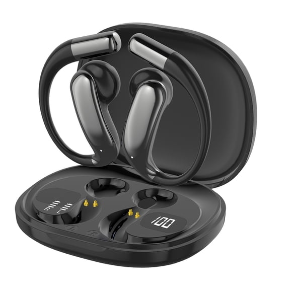 VTIN W20 Open-Air Conduction Headphones - Bluetooth 6.1, 13MM HiFi Dual Dynamic Coil, BSF DirectPitch 8.0, 90% Sound Leakage Reduction, Electroplated Earhook & 4hrs Music Time