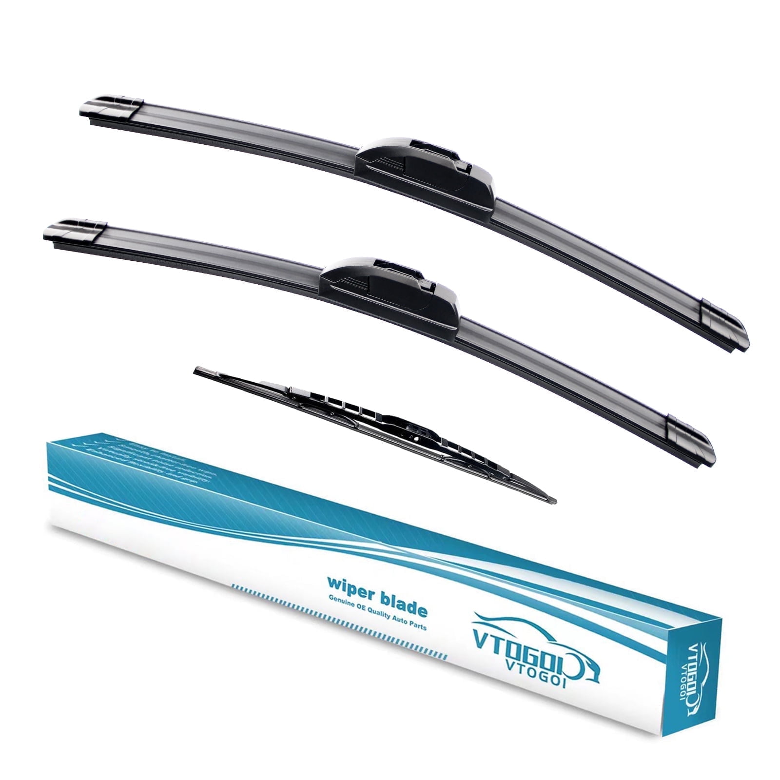 3 Wipers 26"+16"+13" for Honda CR-V 2012-2016 All Weather Original Equipment Replacement Front with Rear Windshield Wiper Blades Set(Pack of 3)